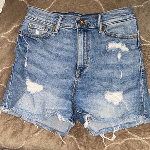 Super High-Rise Denizen Shorts by Levi